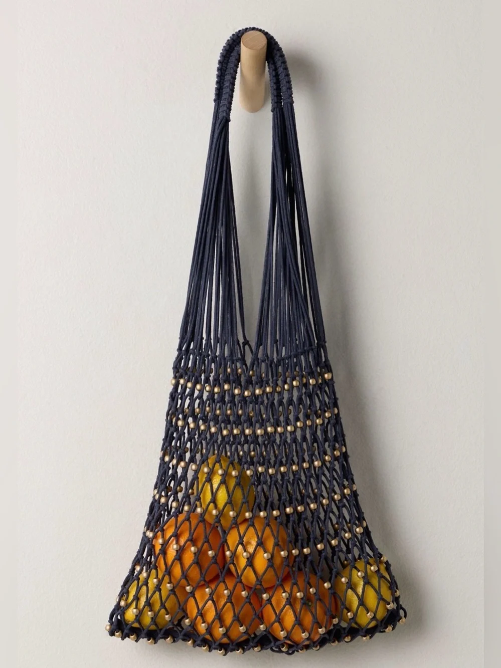 NWT Wishing Well Beaded Bag - Blue/Gold